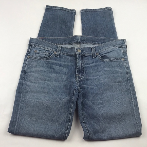 7 For All Mankind Denim - 7FAM 7 For All Mankind  Denim Blue Jeans Size 30